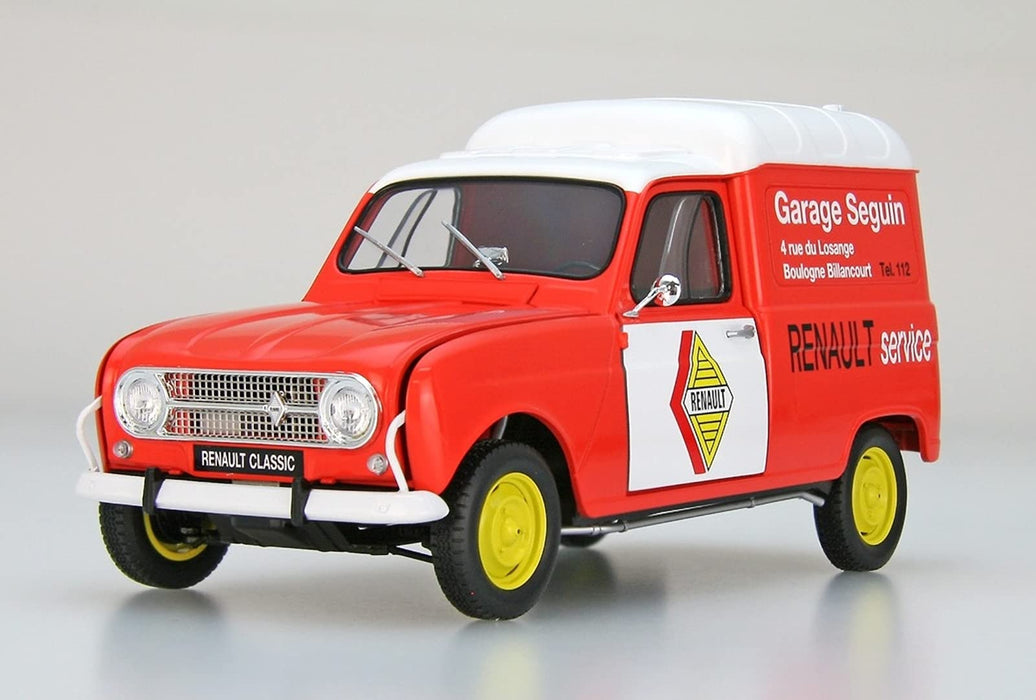 EBBRO 25012 Renault 4 Fourgonnette Service Car 1/24 Scale Plastic Model Kit