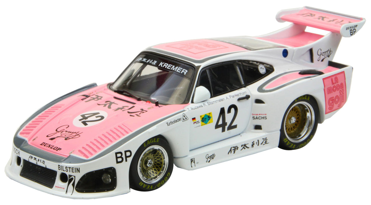 EBBRO - 44302 Italya Porsche 935 K3 Le Mans 1980 - Blanc/Rose Echelle 1/43