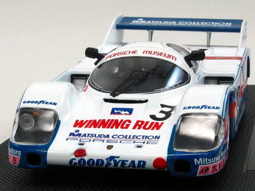 Ebro 1/43 Mazda Collection Porsche 956 Winning Run Wec Fuji 1983 White