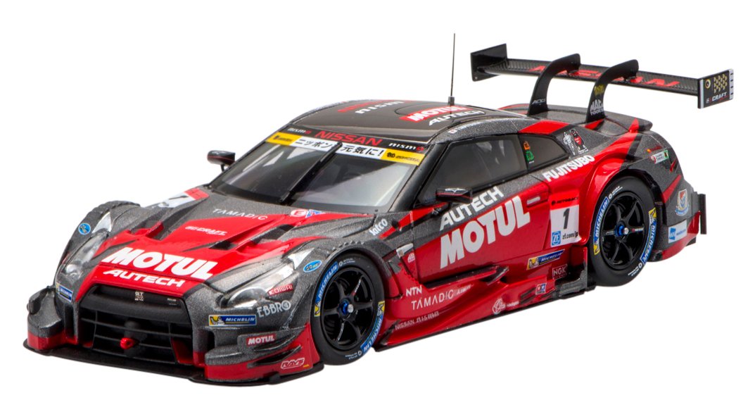 EBBRO 45397 Motul Autech Gt-R Super Gt Gt500 2016 Rd.2 Fuji No.1 1/43 Scale