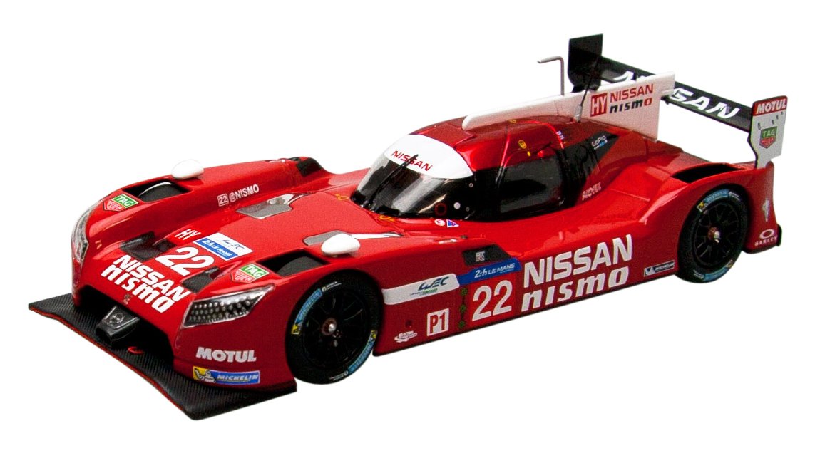 EBBRO 45255 Nissan Gt-R Lm Nismo 2015 Le Mans 24 Stunden Nr. 22 Rot Maßstab 1/43