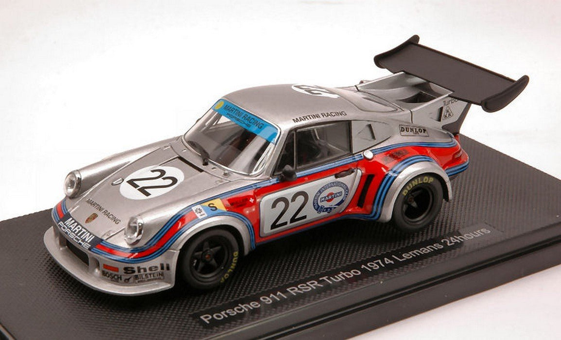 Ebro 1/43 Porsche 911 Rsr Turbo Le Mans 1974 #22 Silver Finished Product