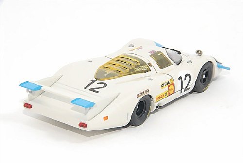 Ebro 1/43 Porsche 917 Long Tail Le Mans 1969 #12 Weiß/Blau Endprodukt