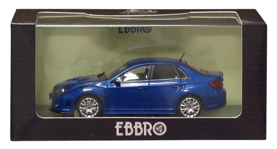 EBBRO 44781 Subaru Impreza Wrx Sti S206 Wr Blue 1/43 Scale