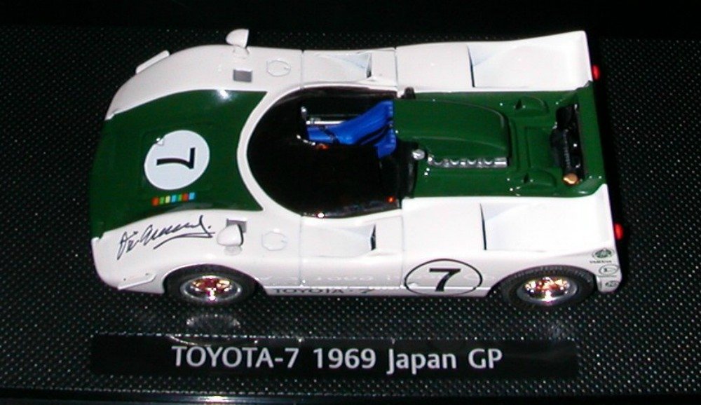 EBBRO 43667 Toyota 7 Japanese Gp 1969 No.7 White/Green 1/43 Scale