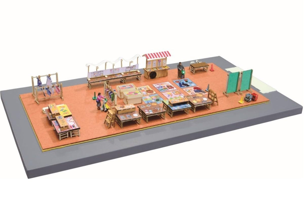 Tomytec Eco-Lake Md02 Micro Dollhouse Citizen Bazaar Diorama Supplies - Japan