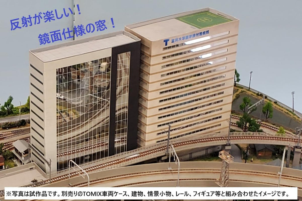 Tomytec Eco-Lake Paper Structure P03 University Hospital Diorama Supplies - Japan