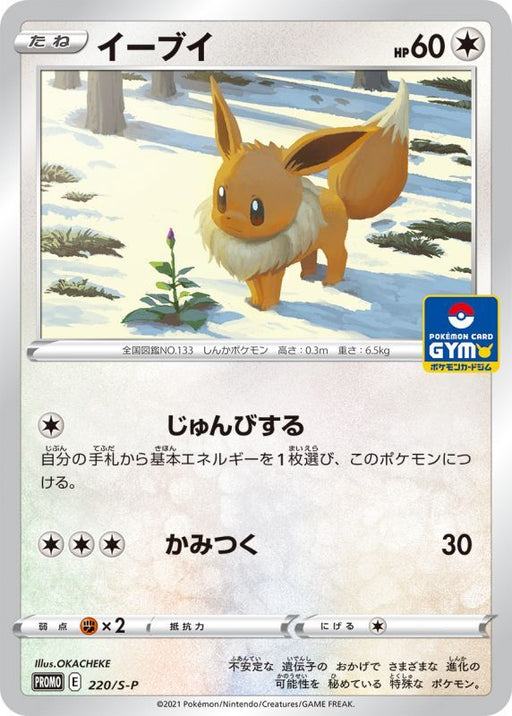 Eevee - 220/S-P S-P - PROMO - MINT - Pokémon TCG Japanese Japan Figure 22182-PROMO220SPSP-MINT