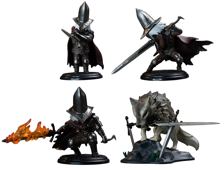 Emontoys Dark Souls Deformed Figure Special Abyss Watcher & Grey Wolf Sif 4Pcs Complete Box