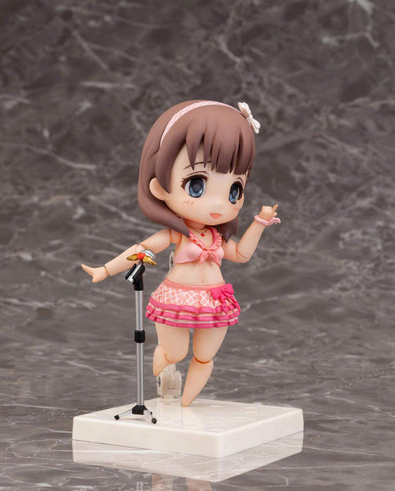 Emu Toys Deformed Action Figure Fiddle Vol.2 The Idolmaster Cinderella Girls Theater Mayu Sakuma Swimsuit Ver. Height Approx 130Mm Pvc/Abs Painted Action Figure