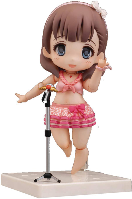 Emu Toys Deformed Action Figure Fiddle Vol.2 The Idolmaster Cinderella Girls Theater Mayu Sakuma Swimsuit Ver. Height Approx 130Mm Pvc/Abs Painted Action Figure