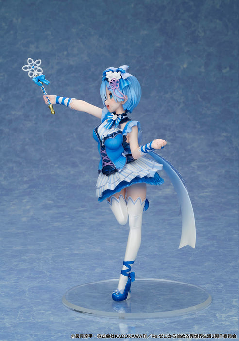 Emu Toys Re: Life In A Different World From Zero, Rem, Magical Girl Version, Maßstab 1/7, vorbemalte PVC/ABS-Komplettfigur