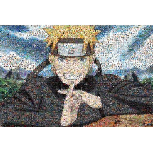 Ensky 1000pc Naruto Shippuden Mosaic Jigsaw 50x75cm