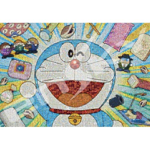 Ensky 1000T-87 Doraemon Mosaik-Kunst-Puzzle (51 x 73,5 cm)