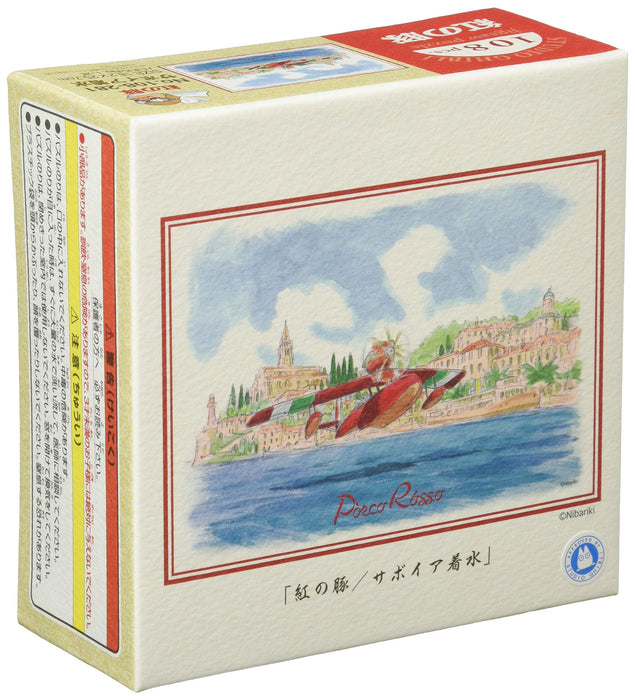 Ensky 108-teiliges Puzzle Studio Ghibli Image Art Series Porco Rosso Savoia Landing (18,2 x 25,7 cm)