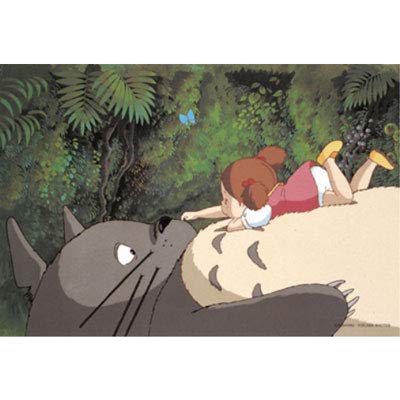Ensky My Neighbor Totoro: Totoro On Stomach Of Totoro  (300 Pieces) Japanese Anime Jigsaw Puzzle