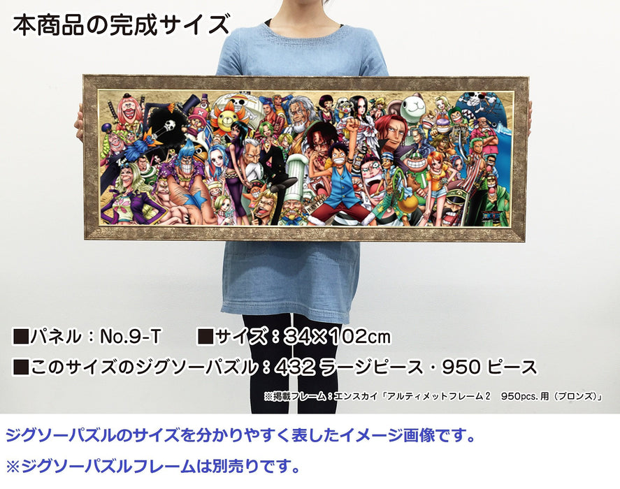 Ensky 950-teiliges Puzzle „One Piece Chronicles 2“ (34 x 102 cm)