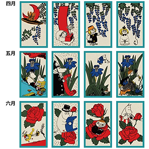 ENSKY 379452 Japanische Spielkarten Hanafuda Die Mumins