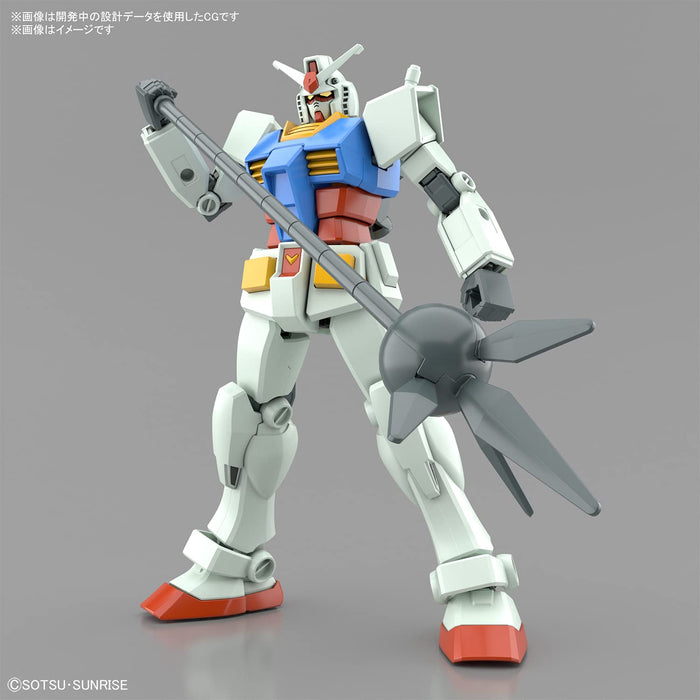 BANDAI Entry Grade 1/144 Rx-78-2 Gundam Full Weapon Set Kunststoffmodell