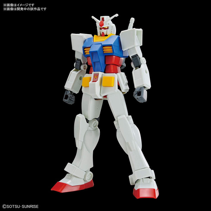 BANDAI Entry Grade Rx-78-2 Gundam Light Package Ver. Modèle en plastique