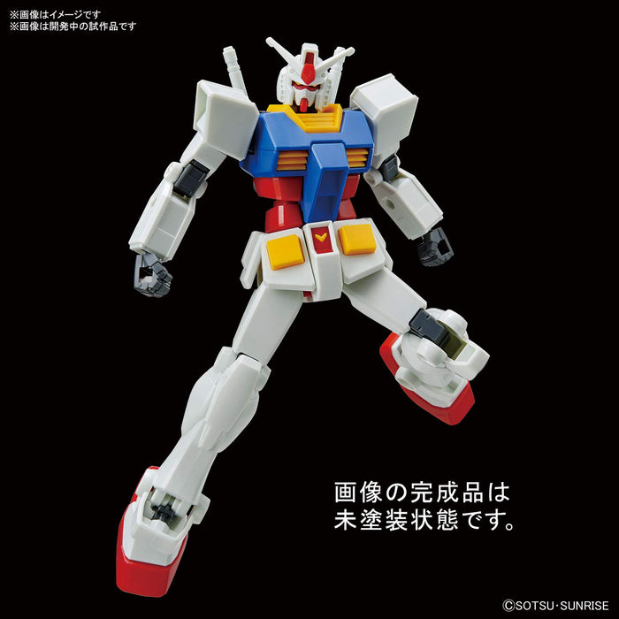 BANDAI Entry Grade Rx-78-2 Gundam Light Package Ver. Modèle en plastique