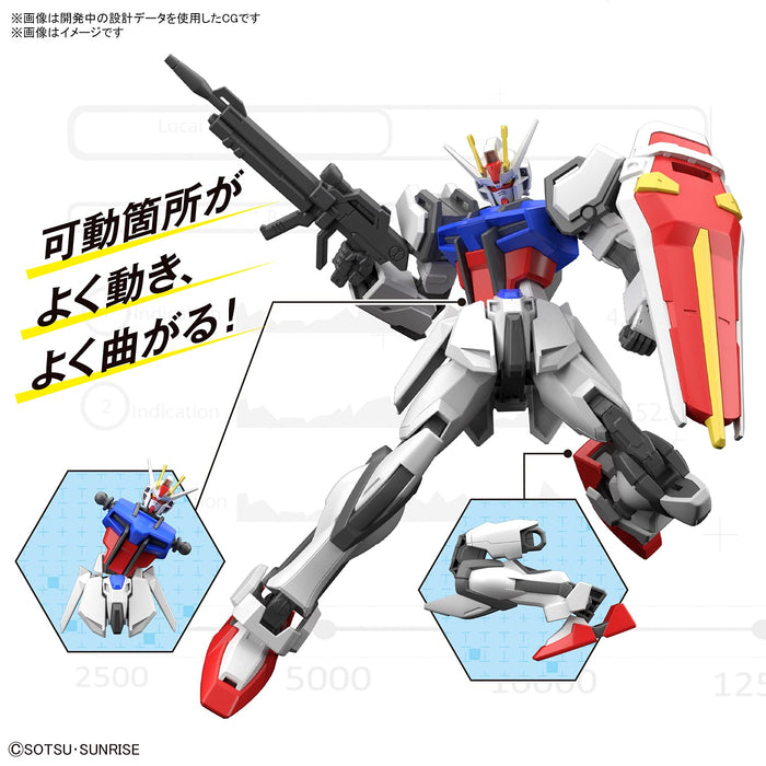 BANDAI Entry Grade 1/144 Strike Gundam Plastique Modèle