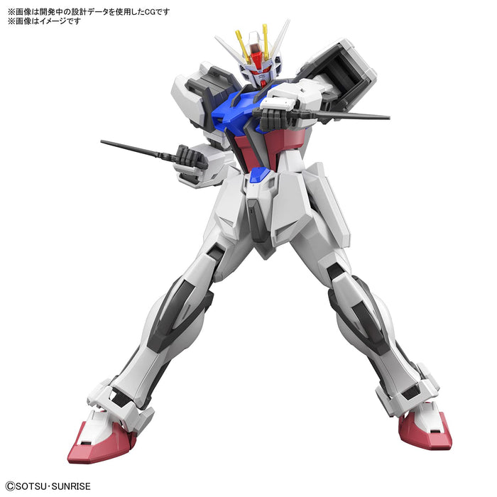 BANDAI Entry Grade 1/144 Strike Gundam Light Package Ver. Modèle en plastique