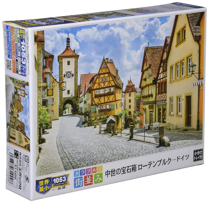 Epoch 1053-Piece Jigsaw Puzzle Colorful Cityscape Medieval Rothenburg Germany 31-009