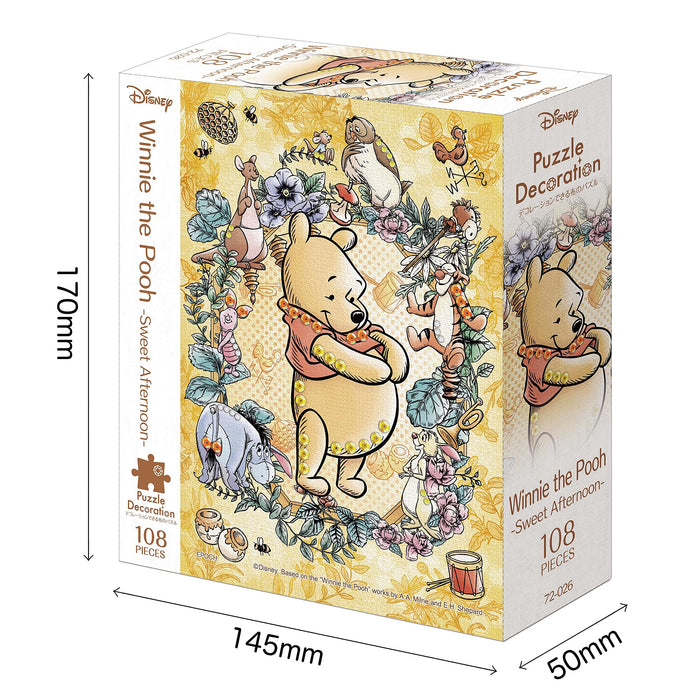 Epoch 108pc Winnie The Pooh Sweet Afternoon Jigsaw Puzzle 18.2x25.7cm