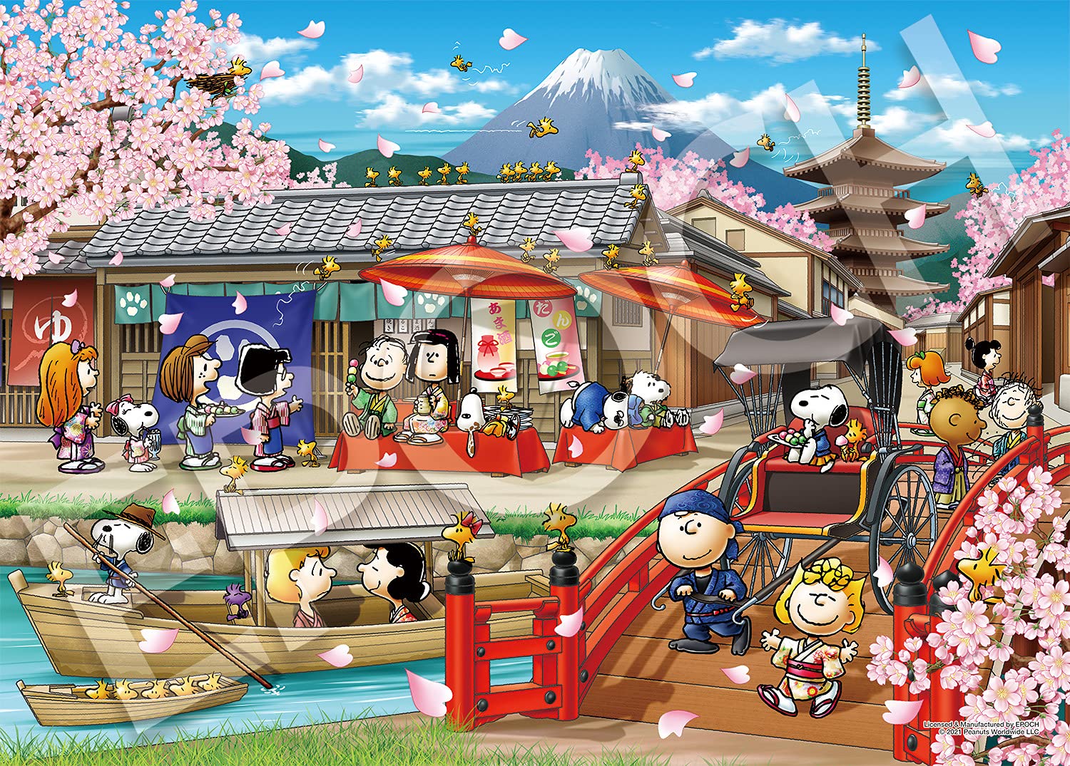 Epoch 2000pc Jigsaw Puzzle Snoopy Japan 38x53cm