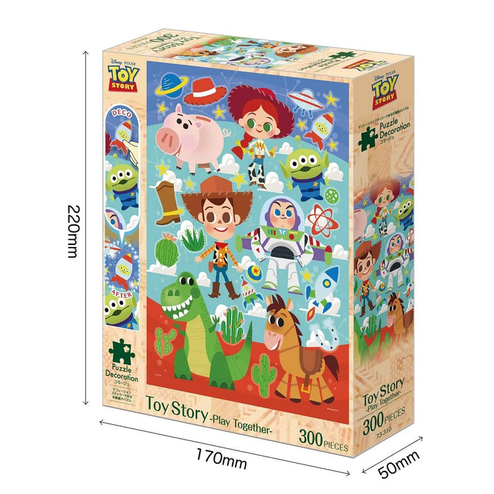 Epoch 300pc Jigsaw Puzzle Disney Toy Story 73-310 w/Glue Spatula & Sticker