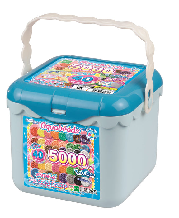 Epoch Aq-S63 5000 Plastic Cylindrical Aqua Beads Bucket Set
