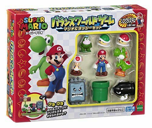 Epoch Super Mario World Balance-Spiel Mario &amp; Yoshi Set