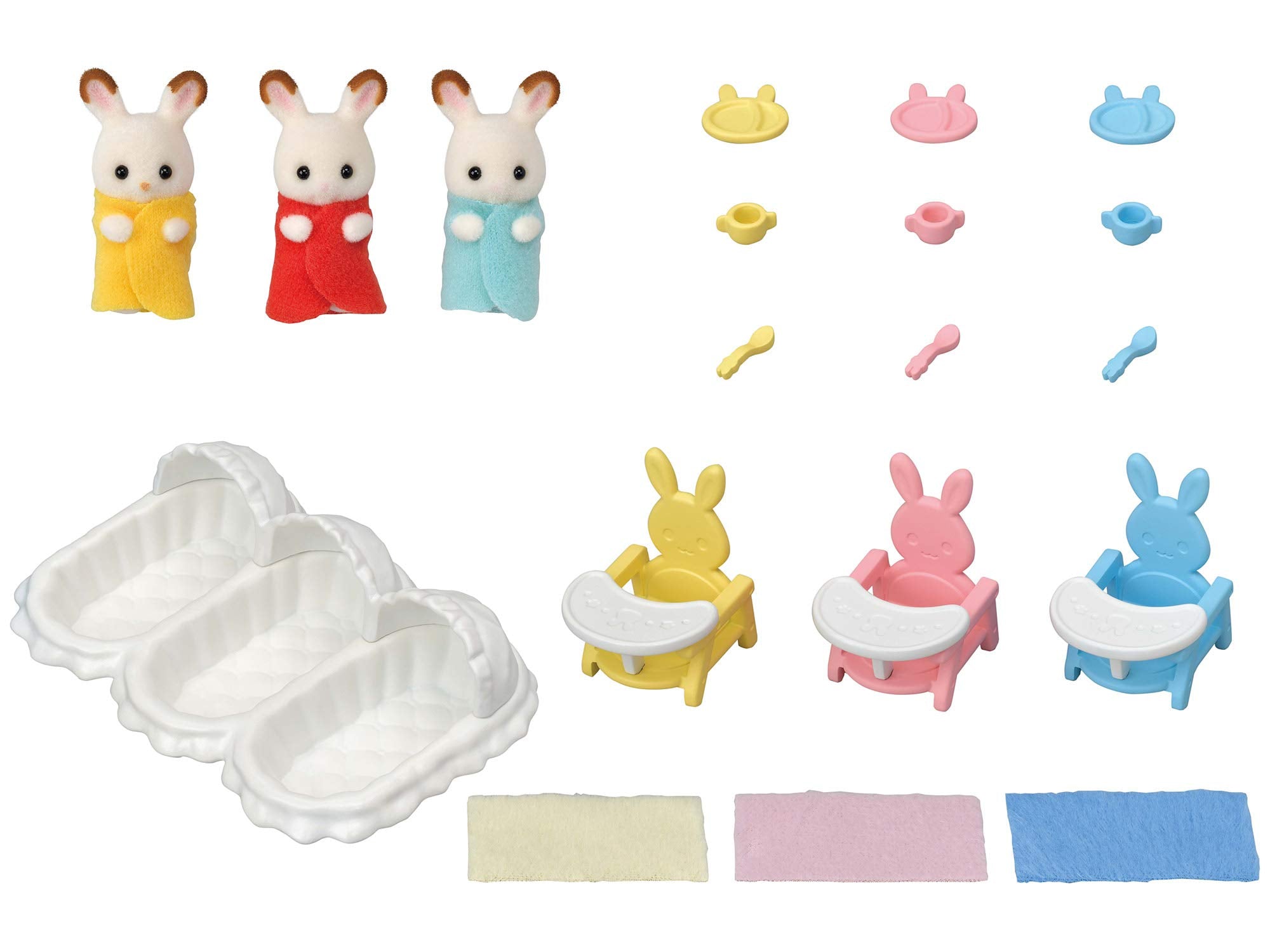 Epoch Sylvanian Families Chocolate Rabbit Doll with Furniture Set- Japan Figure Store - #1 Bring To You The Best Japanese Goods