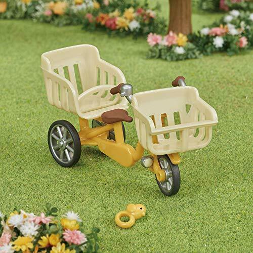 Epoch Sylvanian Families Furniture Three People Riding Bicycle