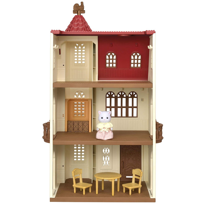 Epoch Sylvanian Families House Red Roof Elevator Ha-49