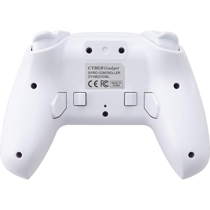Cyber Gadget Wireless Gyro Controller - Switch Pink X White Fire/Rear Button