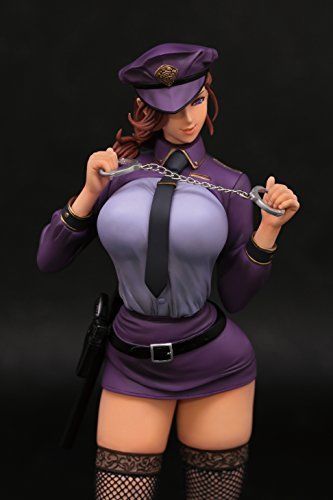 Erotische, extrem sadistische Polizistin Akiko, entworfen von Non Oda, Figur im Maßstab 1/6