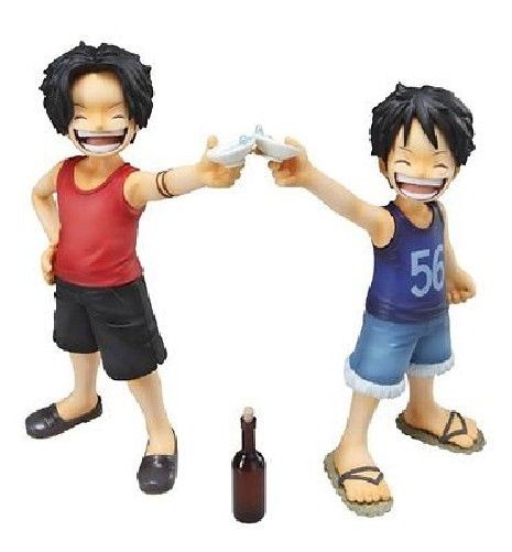 Excellent Model Portrait.of.Pirates Cb-ex Ruffy &amp; Ace Brotherly Bonds Figur