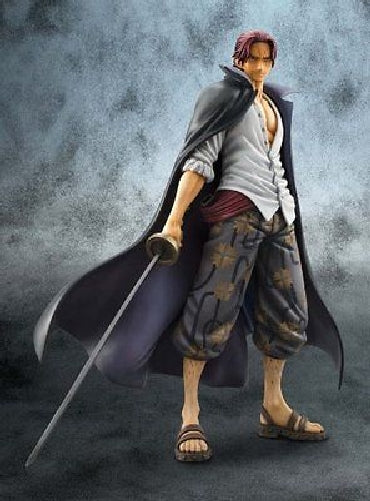 Excellent modèle Portrait.of.pirates One Piece Neo-dx Red-haired Shanks Figure