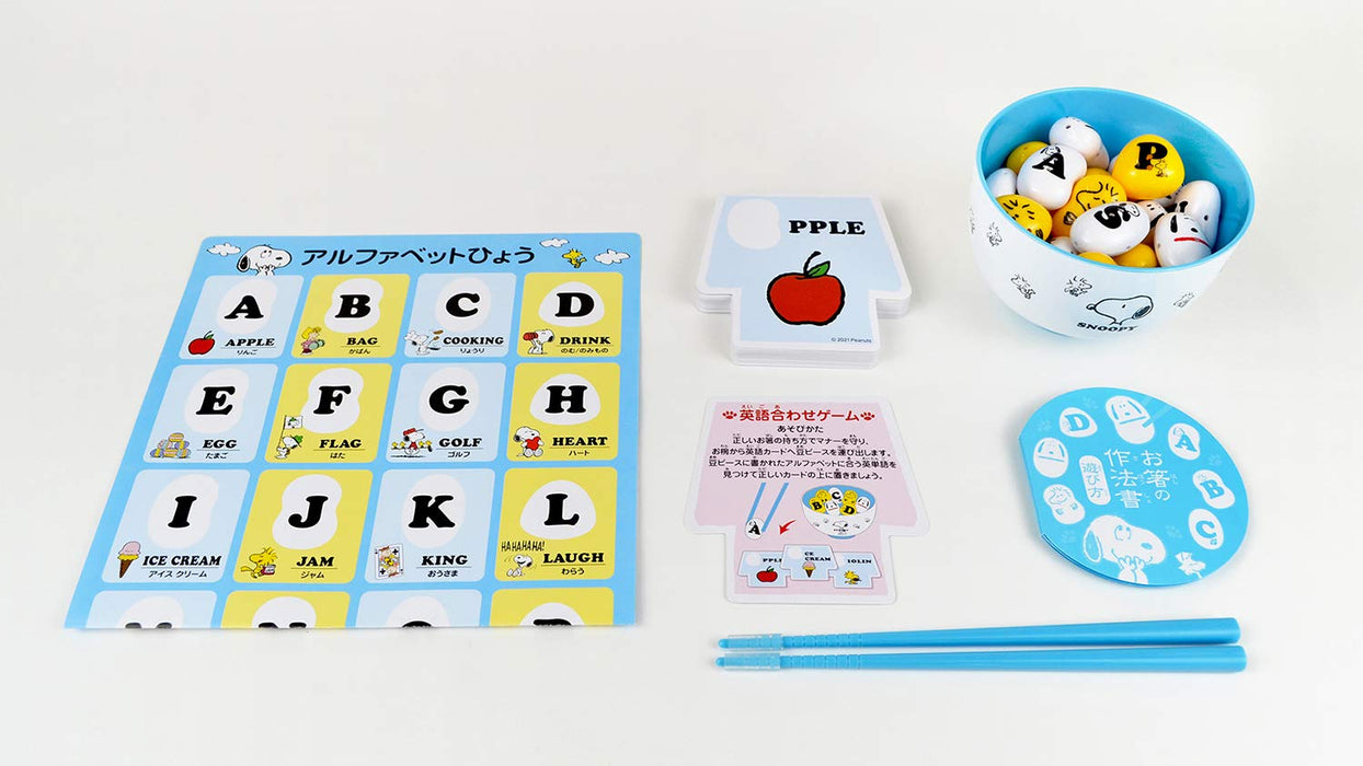 Eyeup Learning Essstäbchen-Manieren Bean Snoopy ABCs Spiel