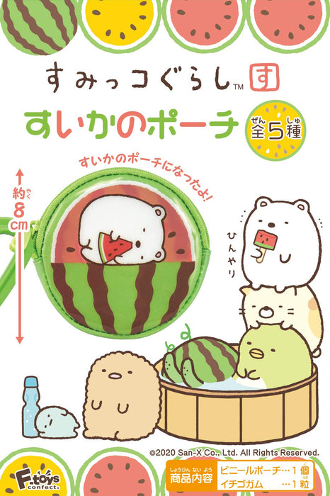 F-TOYS Sumikko Gurashi Watermelon Pouch 10Pcs Box Candy Toy