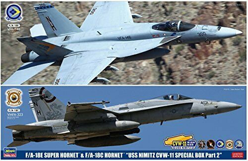 F/a-18e Super Hornet &amp; F/a-18c Horne 'uss Nimitz Cvw-11 Special Pack Part2'