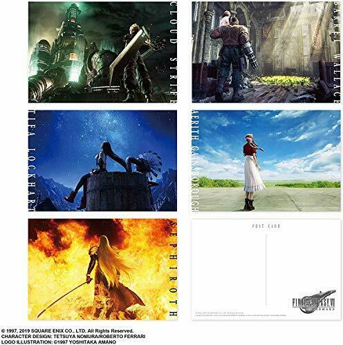 Ff Final Fantasy Vii Remake Post Card Set Image Art Anime
