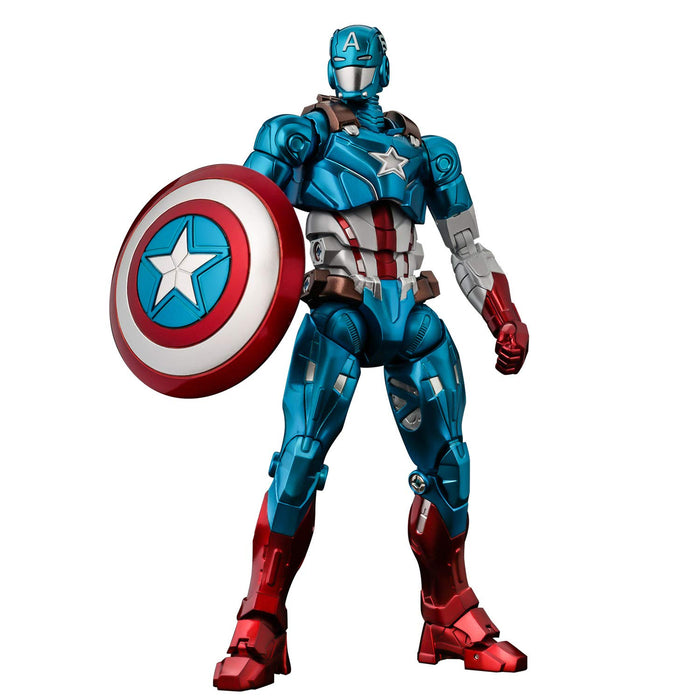 Fighting Armor Captain America (Revente) Non-Scale Abs Die-Cast Painted Produit fini Action Figure