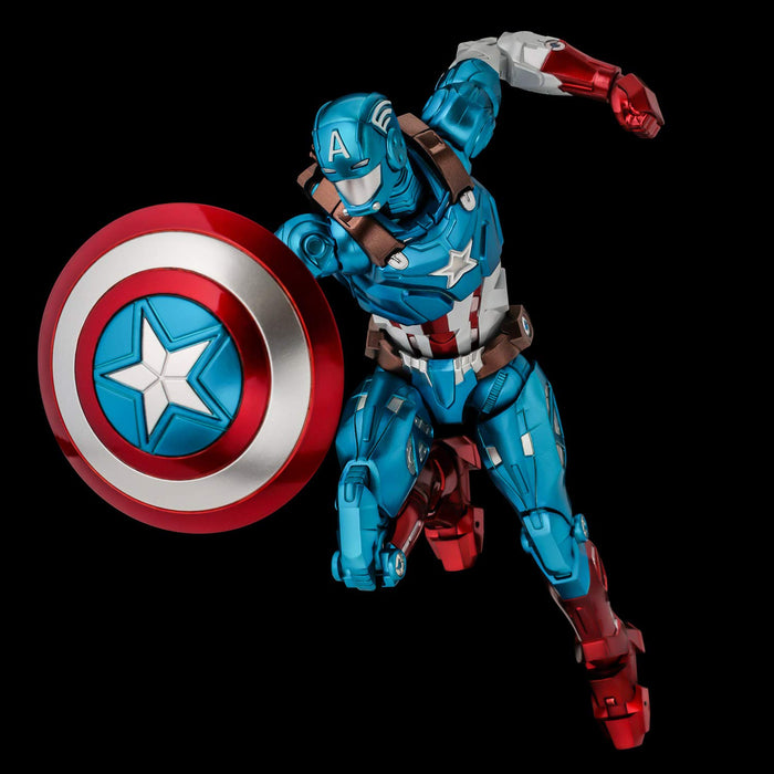 Fighting Armor Captain America (Revente) Non-Scale Abs Die-Cast Painted Produit fini Action Figure