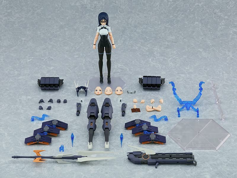 Max Factory Figma Alice Gear Aegis Fumika Momoshina Figurine mobile peinte en plastique sans échelle