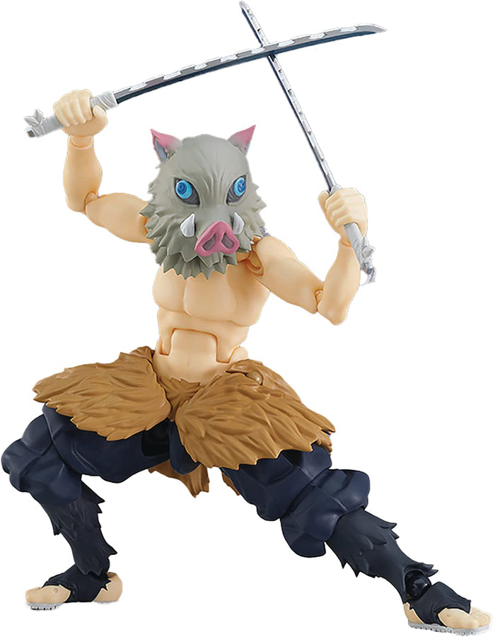 Figma Demon Blade Inosuke Hashibira Dx Edition Non-Scale Abs Pvc Painted Action Figure- Japan Figure Store - #1 Bring To You The Best Japanese Goods