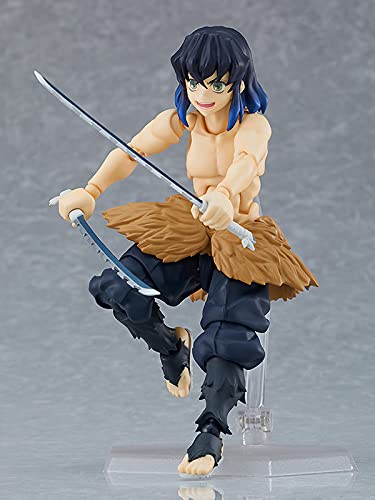 Figma Demon Blade Inosuke Hashibira Non-Scale Abs Pvc Painted Movable Figure Normal Edition