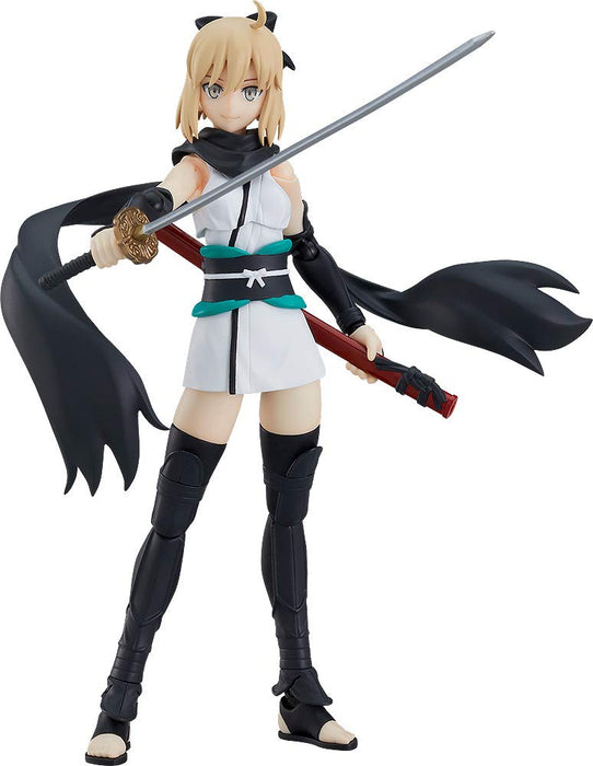 Max Factory Figma Fate Grand Order Saber Soji Okita - Non-scale Abs & Pvc Pre-painted Movable Figure